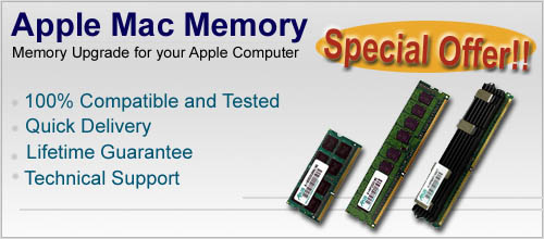 special offer for Apple Mac Memory